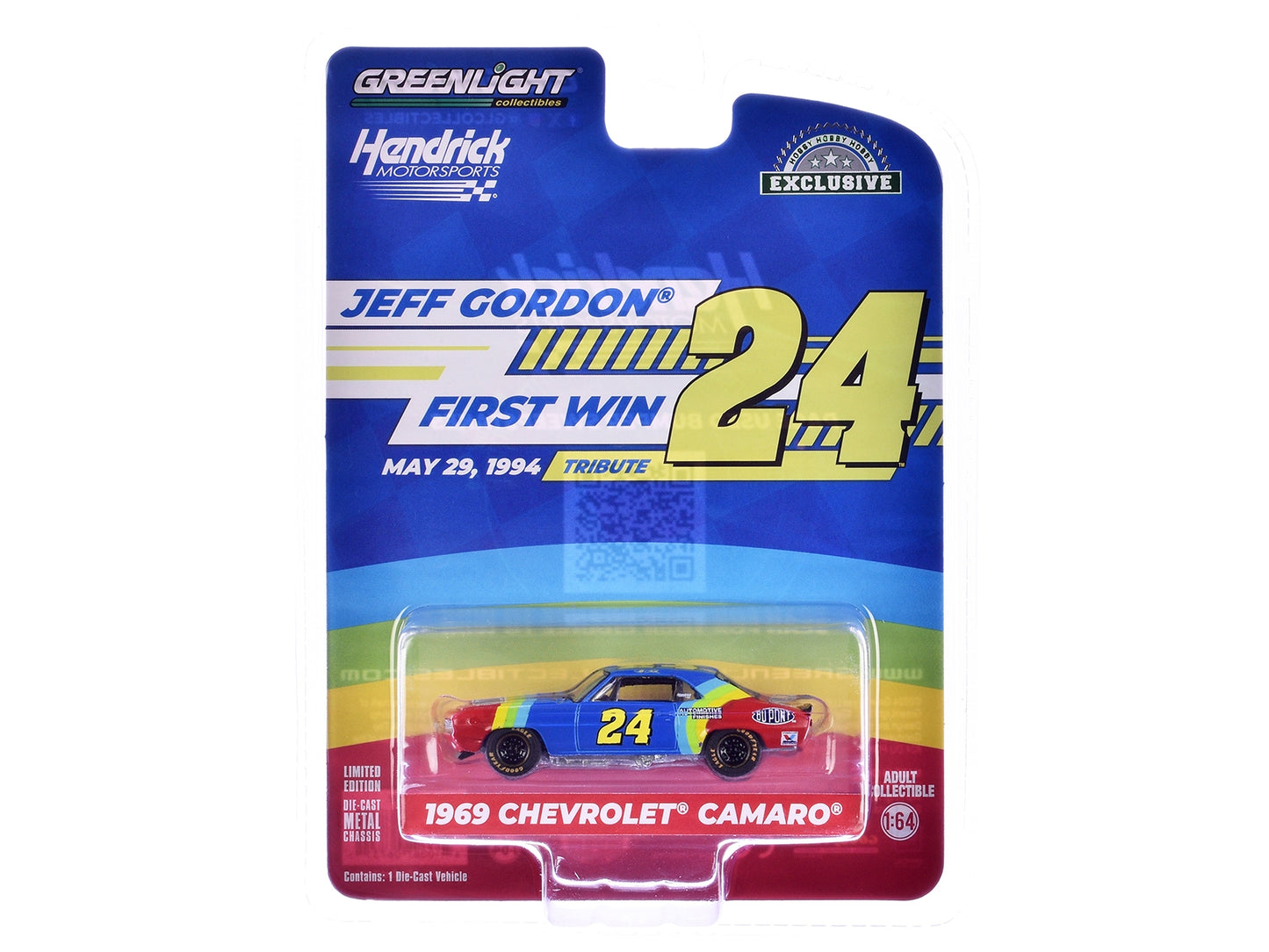 1969 Chevrolet Camaro #24 "Jeff Gordon - Hendrick Motorsports - Premium Chevrolet Models from Greenlight - Just $26.99! Shop now at Rapidvehicles