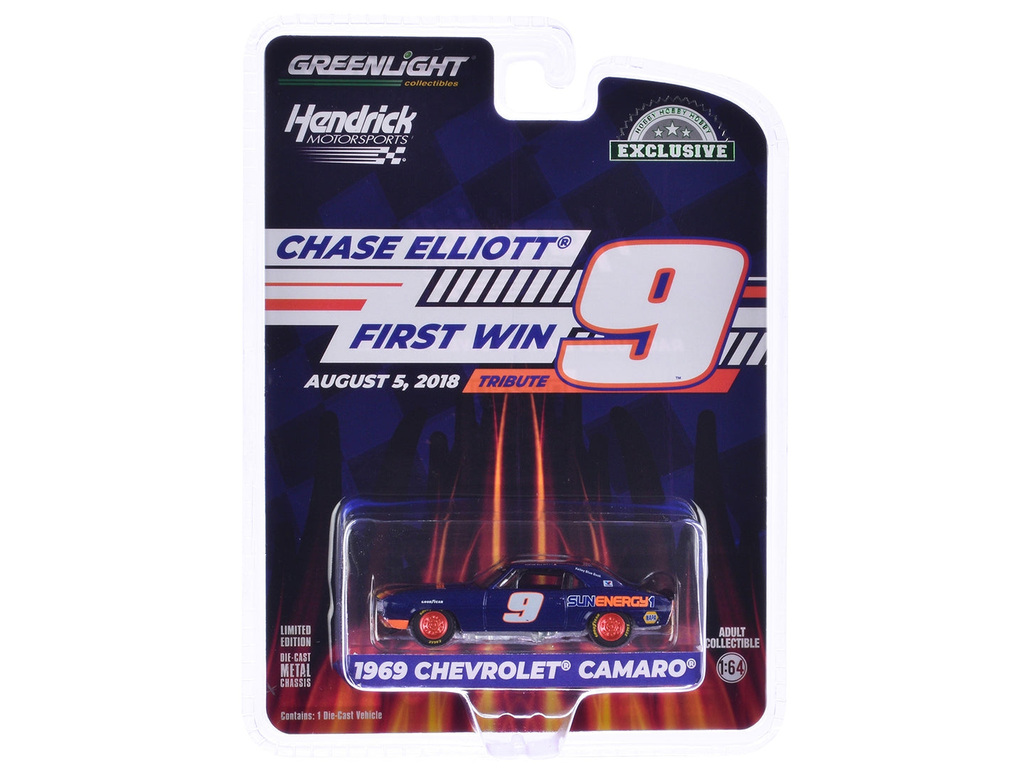 1969 Chevrolet Camaro #9 "Chase Elliott - Hendrick Motorsports - Premium Chevrolet Models from Greenlight - Just $21.83! Shop now at Rapidvehicles