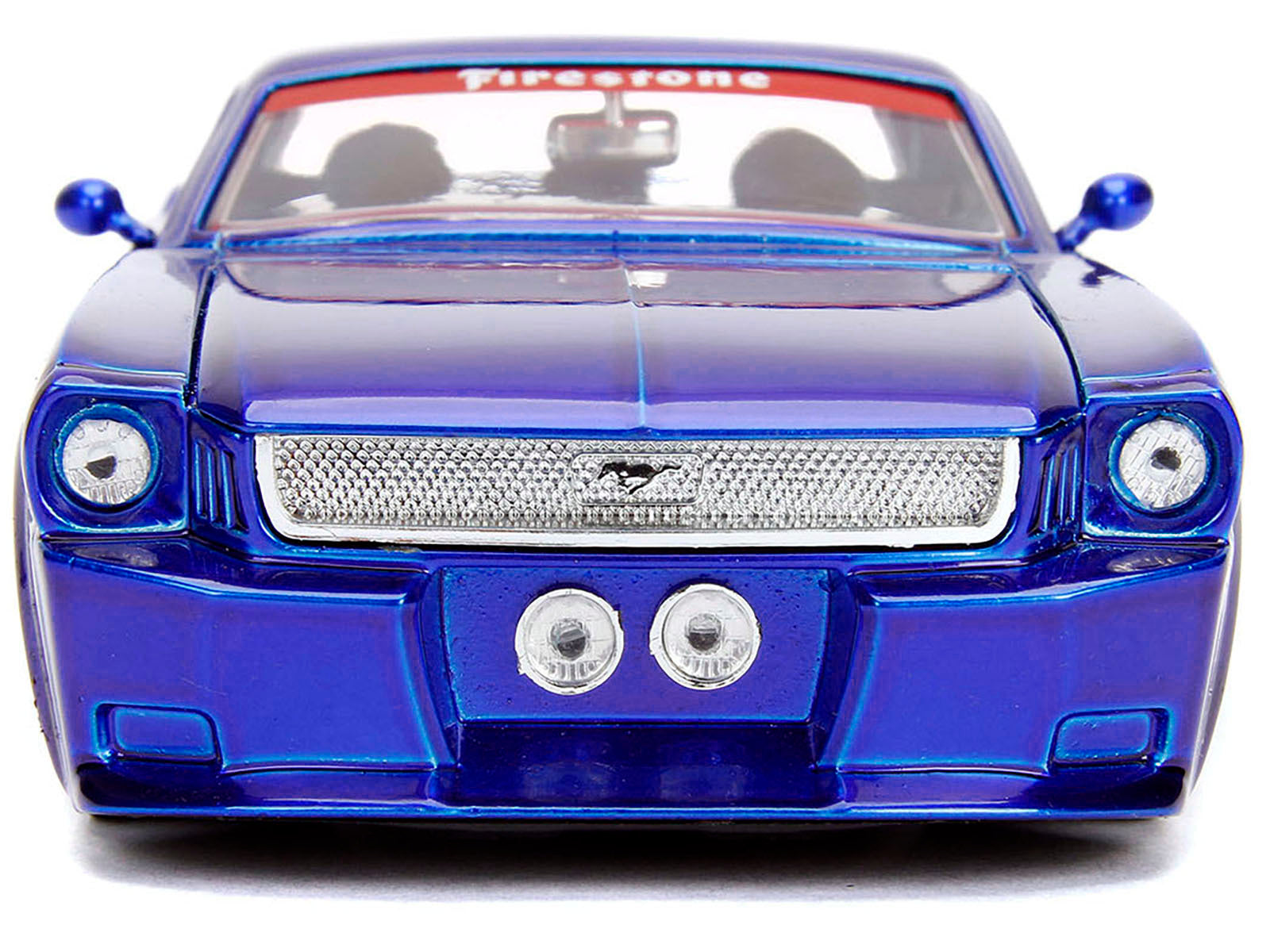 1965 Ford Mustang #5 "L. John's Racing" Candy Blue with Flame - Premium Ford Models from Jada - Just $62.09! Shop now at Rapidvehicles