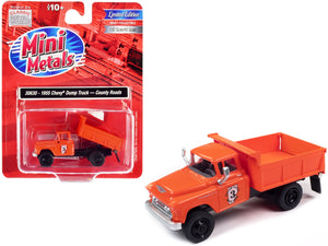 1955 Chevrolet Dump Truck Orange "Macomb County Road Department" 1/87 (HO) Scale Model by Classic Metal Works - Premium Chevrolet Models from Classic Metal Works - Just $42.74! Shop now at Rapidvehicles