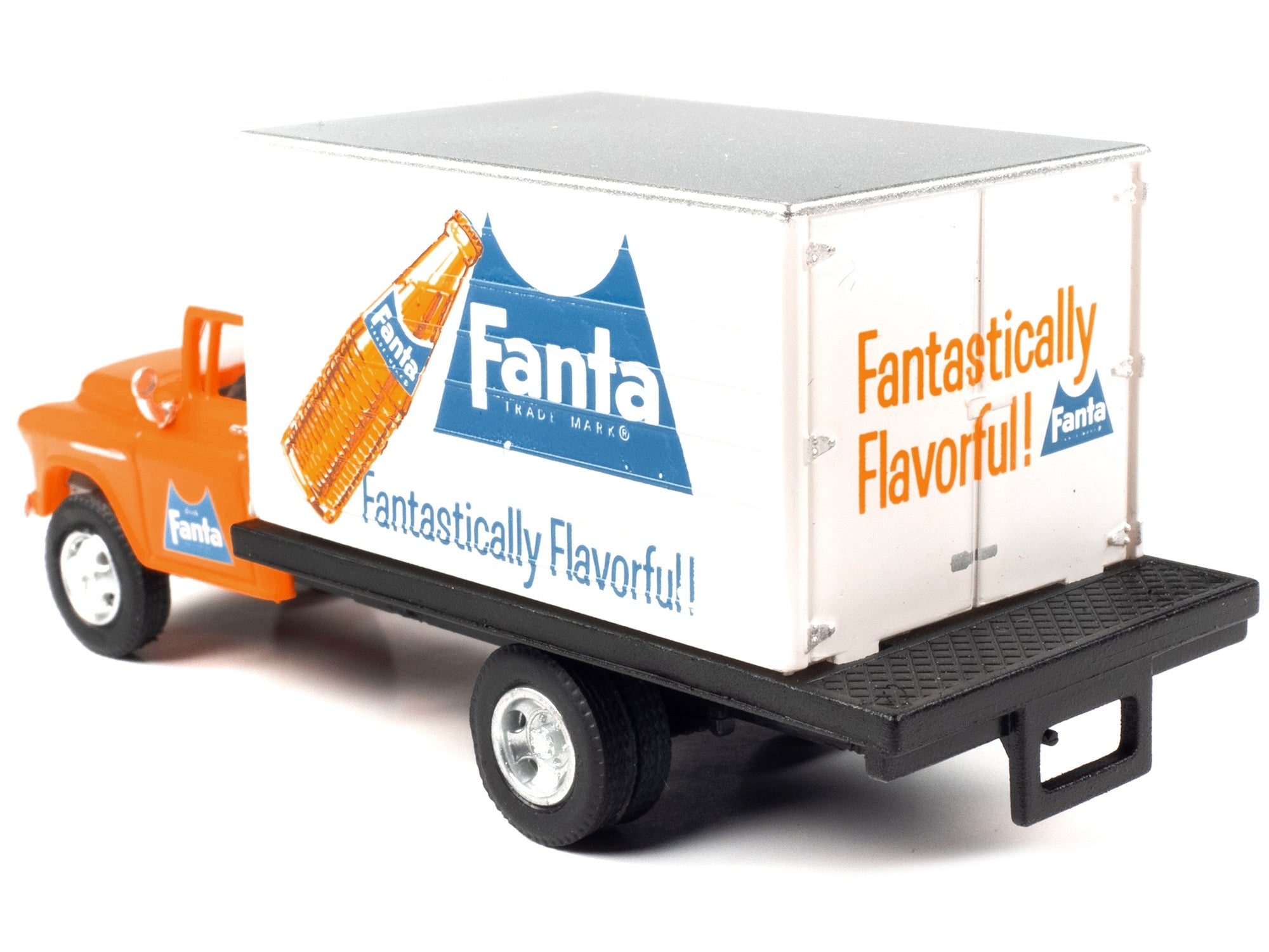 1957 Chevrolet Refrigerated Box Truck Orange with White Top "Fanta" 1/87 (HO) Scale Model by Classic Metal Works - Premium Chevrolet Models from Classic Metal Works - Just $39.99! Shop now at Rapidvehicles