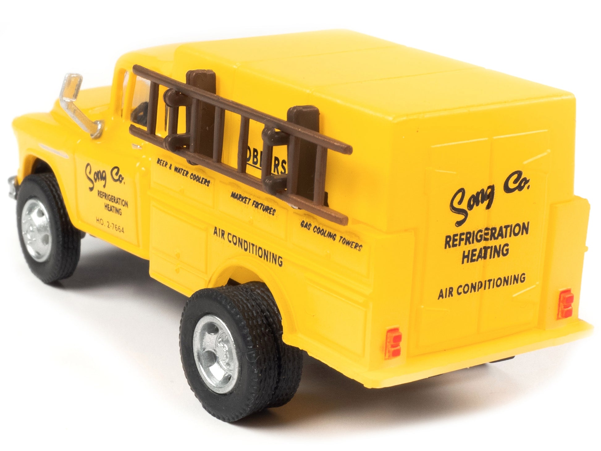 1955 Chevrolet Utility Truck Yellow "Song Co. Refrigeration andFREE SHIPPING IN US - Premium Chevrolet Models from Classic Metal Works - Just $50.39! Shop now at Rapidvehicles