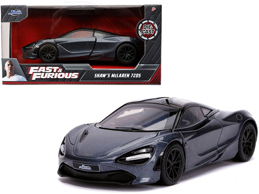 Shaw's McLaren 720S RHD (Right Hand Drive) Metallic Gray "Fast & - Premium McLaren Models from Jada - Just $29.69! Shop now at Rapidvehicles