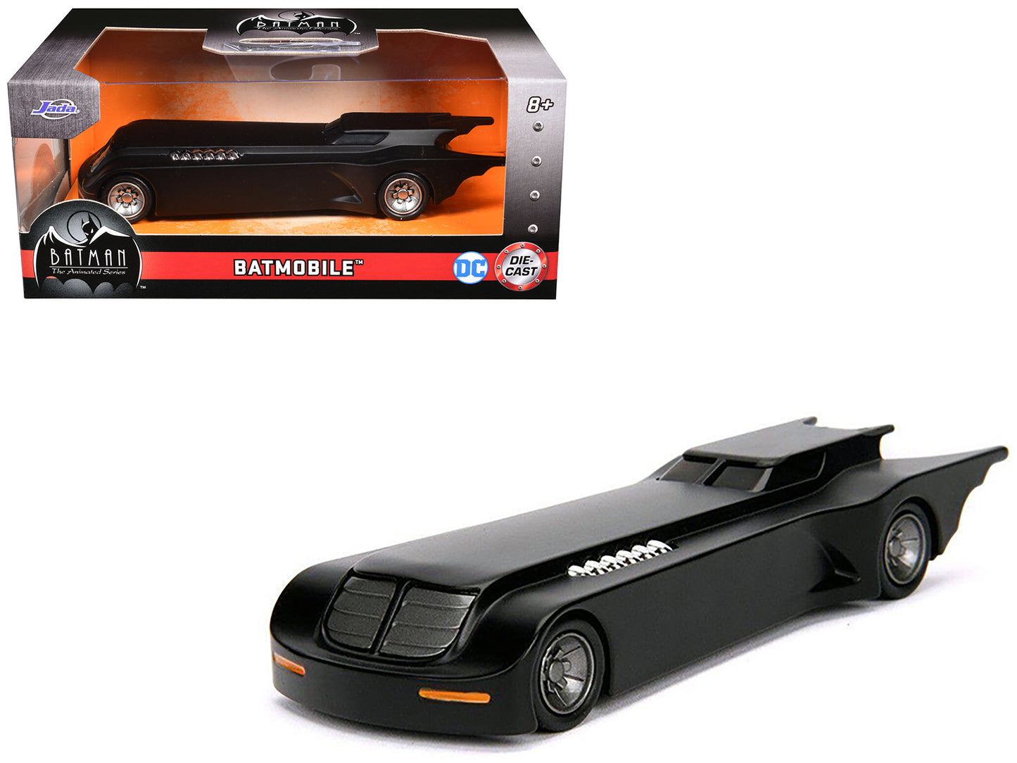 Batmobile "The Animated Series" DC Comics Series Diecast Model Car by Jada - Use code SHOPAPP15 to get 15 percent off