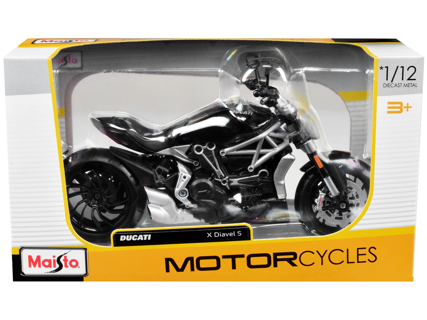 Ducati X Diavel S Black 1/12 Diecast Motorcycle Model by Maisto - Premium Ducati Motorcycles from Maisto - Just $43.19! Shop now at Rapidvehicles