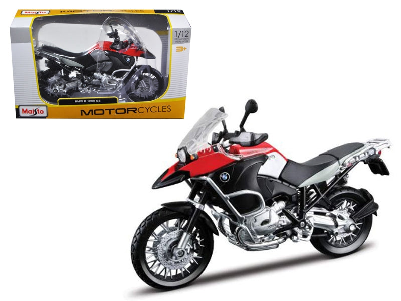 BMW R 1200 GS Red and Black 1/12 Diecast Motorcycle Model by Maisto - Premium BMW Motorcycles from Maisto - Just $32.99! Shop now at Rapidvehicles