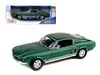 1967 Ford Mustang GTA Fastback Green Metallic with White Stripes 1/18 Diecast Model Car by Maisto - Premium Mustang Models from Maisto - Just $63.99! Shop now at Rapidvehicles