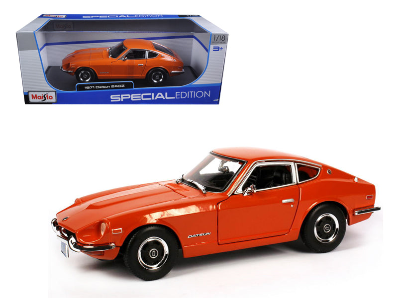 1971 Datsun 240Z Orange 1/18 Diecast Model Car by Maisto - Premium  from Maisto - Just $69.99! Shop now at Rapidvehicles