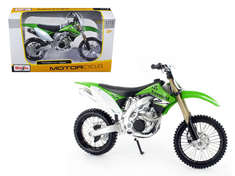 Kawasaki KX 450F Green 1/12 Diecast Motorcycle Model by Maisto - Premium physical from Rapidvehicles - Just $39.99! Shop now at Rapidvehicles