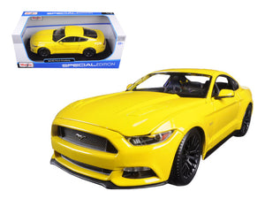 2015 Ford Mustang GT 5.0 Yellow 1/18 Diecast Model Car by Maisto - Premium  from Maisto - Just $59.99! Shop now at Rapidvehicles