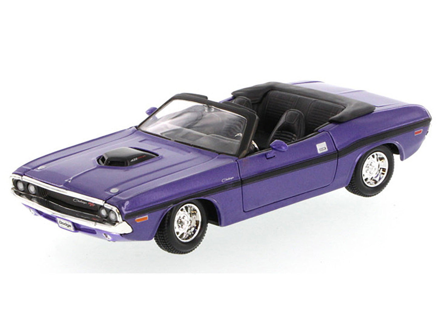 1970 Dodge Challenger R/T Convertible Purple 1/24 Diecast Model - Premium Dodge Models from Maisto - Just $63.99! Shop now at Rapidvehicles