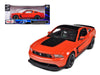 2012 Ford Mustang Boss 302 Orange and Black 1/24 Diecast Model Car by Maisto - Premium physical from Rapidvehicles - Just $48.99! Shop now at Rapidvehicles