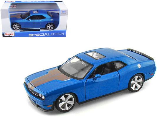 2008 Dodge Challenger SRT8 Blue Metallic 1/24 Diecast Model Car