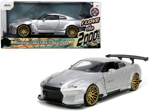 2009 Nissan GT-R (R35) Ben Sopra Silver "I Love the 2000's" Series 1/24 Diecast Model Car by Jada - Premium Nissan Models from Jada - Just $40.63! Shop now at Rapidvehicles