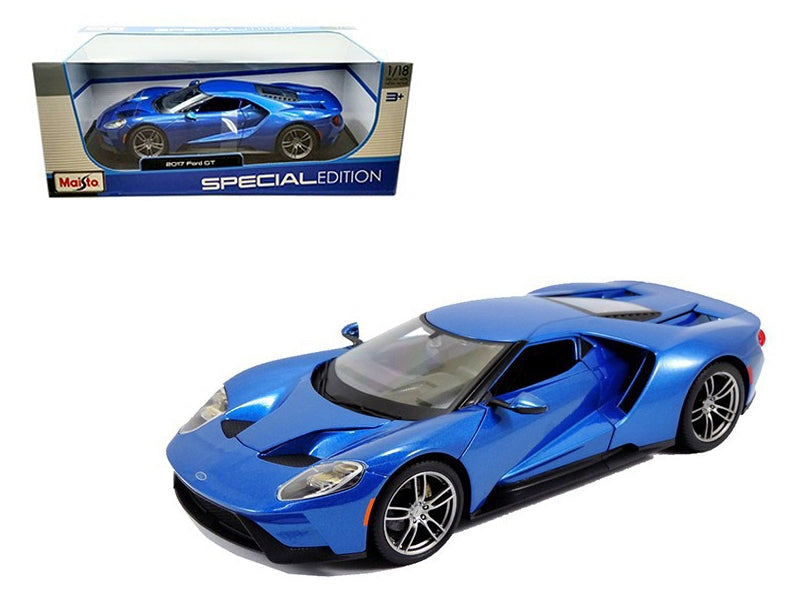 2017 Ford GT Blue Metallic 1/18 Diecast Model Car by Maisto - Premium Ford Models from Maisto - Just $77.39! Shop now at Rapidvehicles