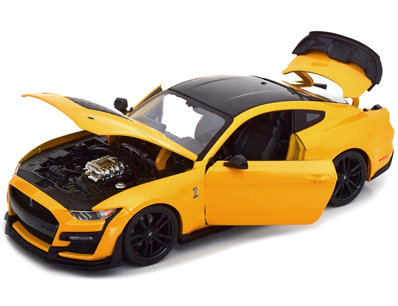 2020 Ford Mustang Shelby GT500 Yellow with Black Top "Special - Premium Mustang Models from Maisto - Just $77.39! Shop now at Rapidvehicles