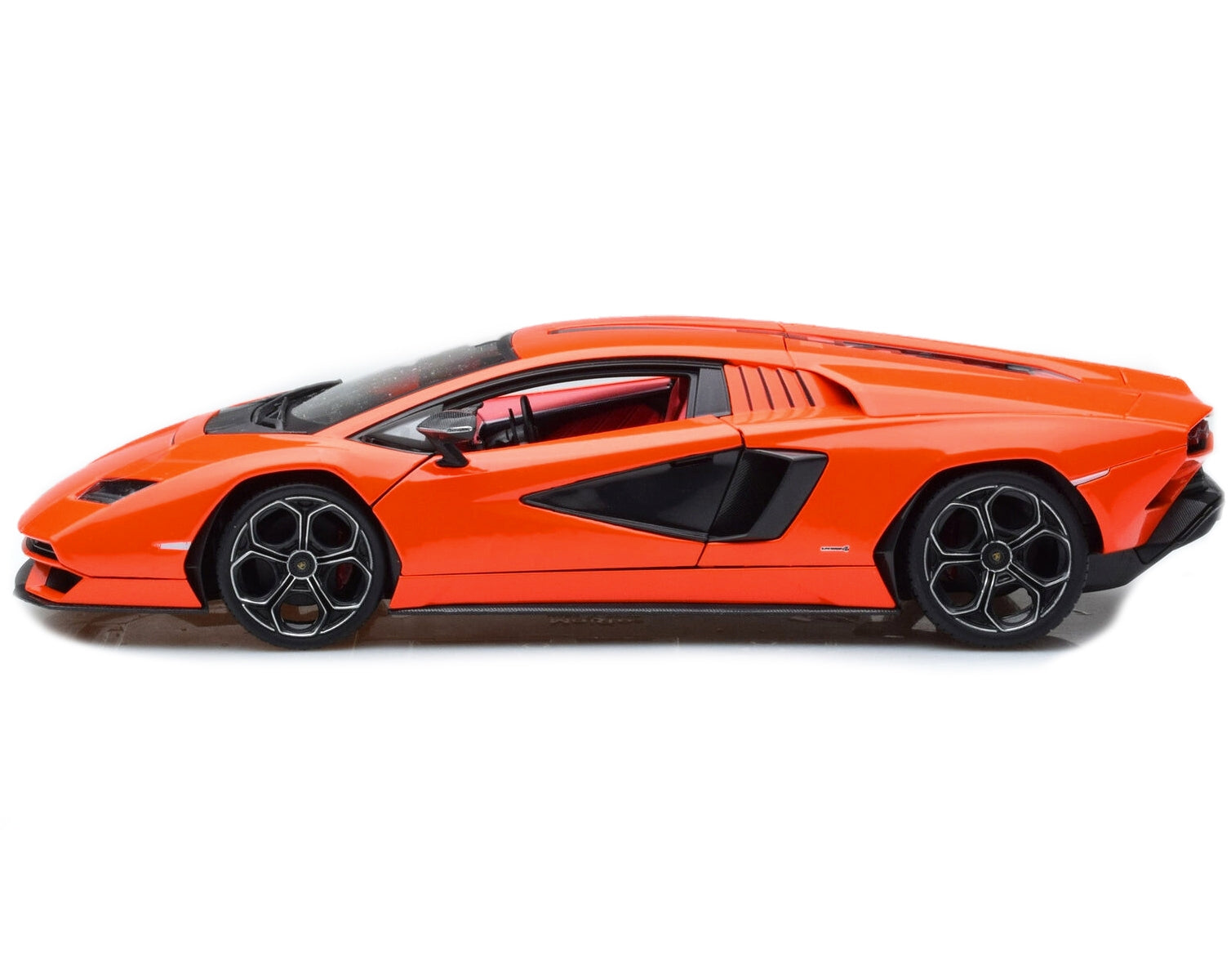 Lamborghini Countach LPI 800-4 Orange with Red Interior "Special - Premium Lamborghini Models from Maisto - Just $80.99! Shop now at Rapidvehicles