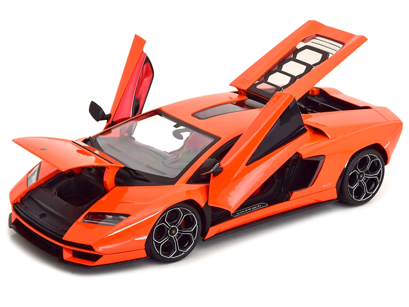 Lamborghini Countach LPI 800-4 Orange with Red Interior "Special Edition" 1/18 Diecast Model Car by Maisto - Premium Lamborghini Models from Maisto - Just $74.35! Shop now at Rapidvehicles