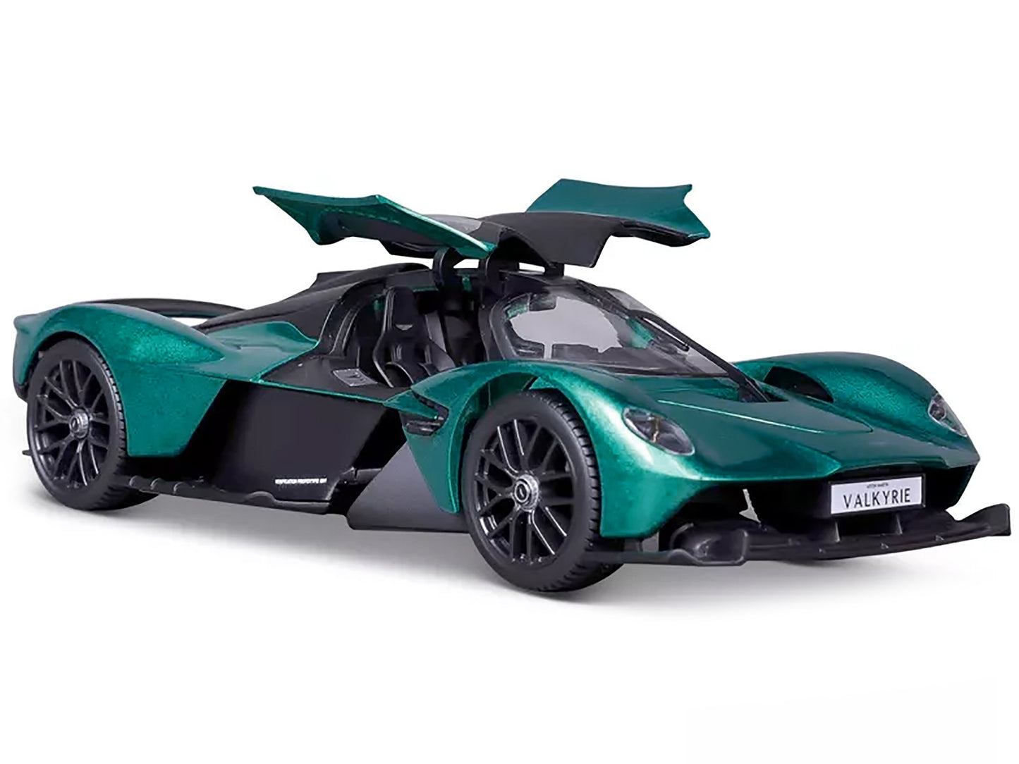 Aston Martin Valkyrie Green Metallic with Matt Black Top "Special - Premium Aston Martin Models from Maisto - Just $80.99! Shop now at Rapidvehicles