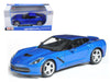 2014 Chevrolet Corvette C7 Coupe Blue 1/24 Diecast Model Car by Maisto - Premium physical from Rapidvehicles - Just $48.99! Shop now at Rapidvehicles