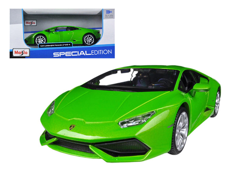 Lamborghini Huracan LP610-4 Green 1/24 Diecast Model Car by Maisto - Premium Toys from Scarlet Sooty - Just $57.99! Shop now at Rapidvehicles
