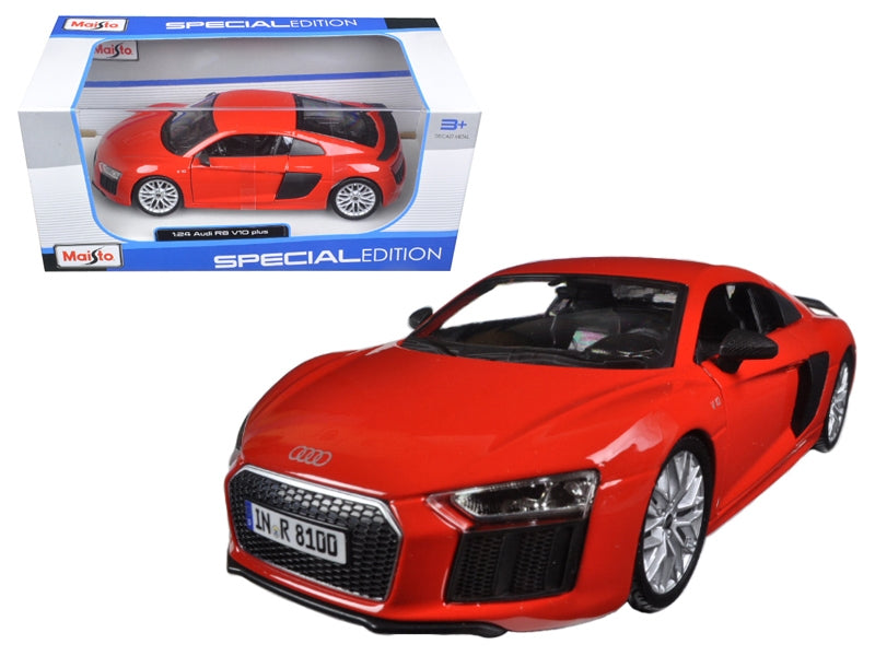 Audi R8 V10 Plus Red Special Edition 1/24 Diecast Model Car by - Premium Audi Models from Maisto - Just $57.59! Shop now at Rapidvehicles