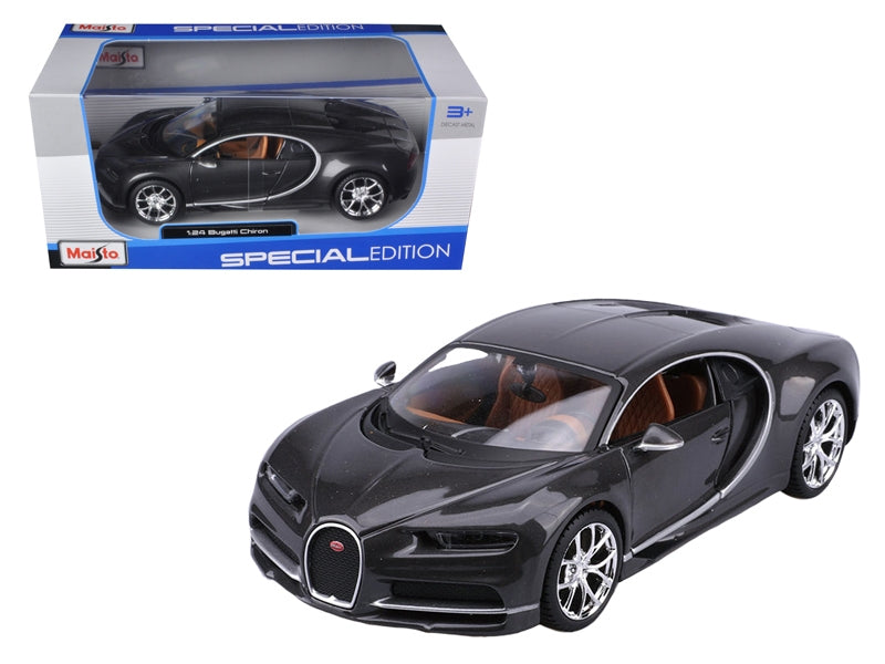 Bugatti Chiron Grey 1/24 Diecast Model Car by Maisto - Premium Bugatti Models from Maisto - Just $61.99! Shop now at Rapidvehicles