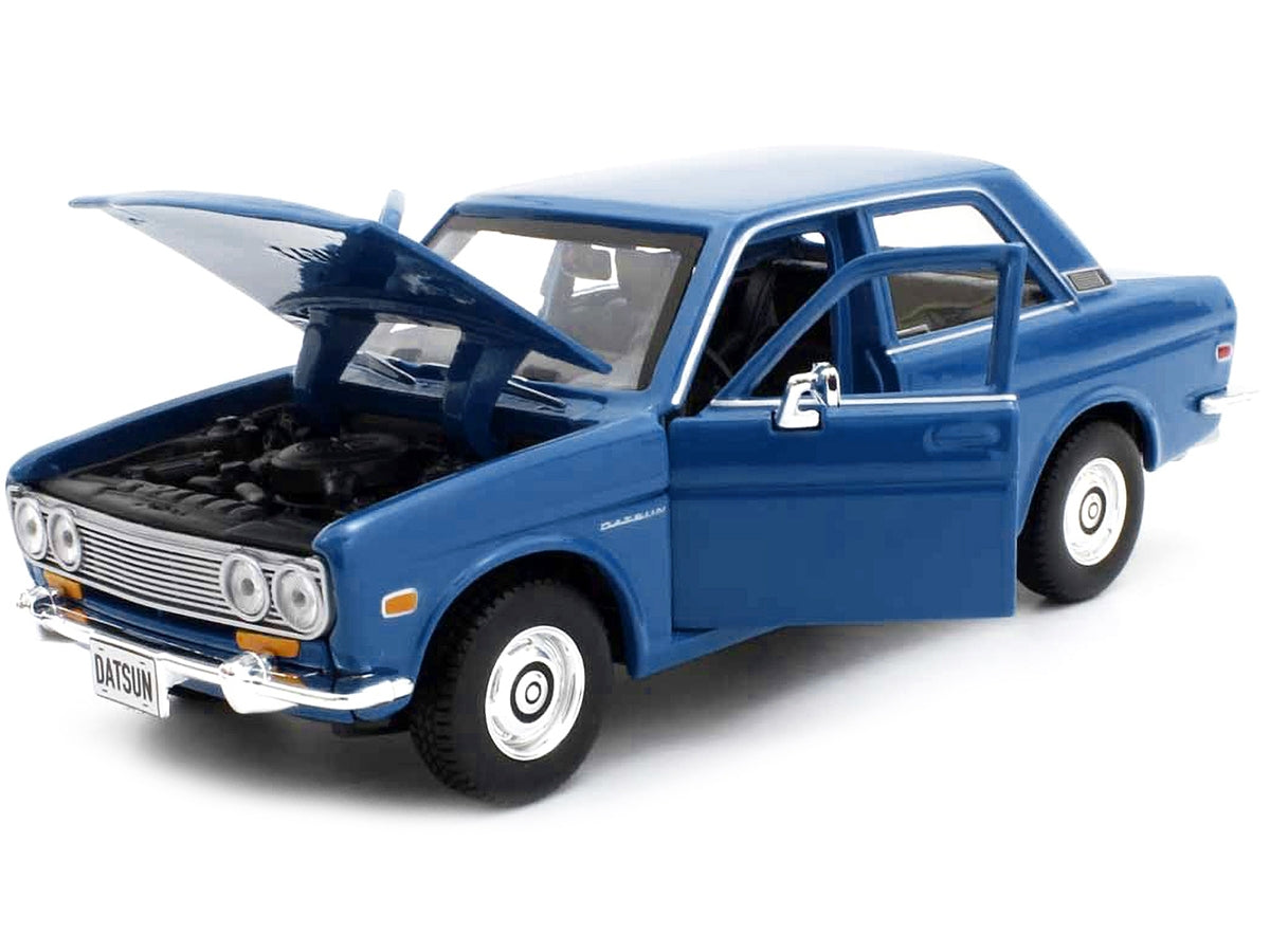 1971 Datsun 510 Blue "Special Edition" 1/24 Diecast Model Car by Maisto