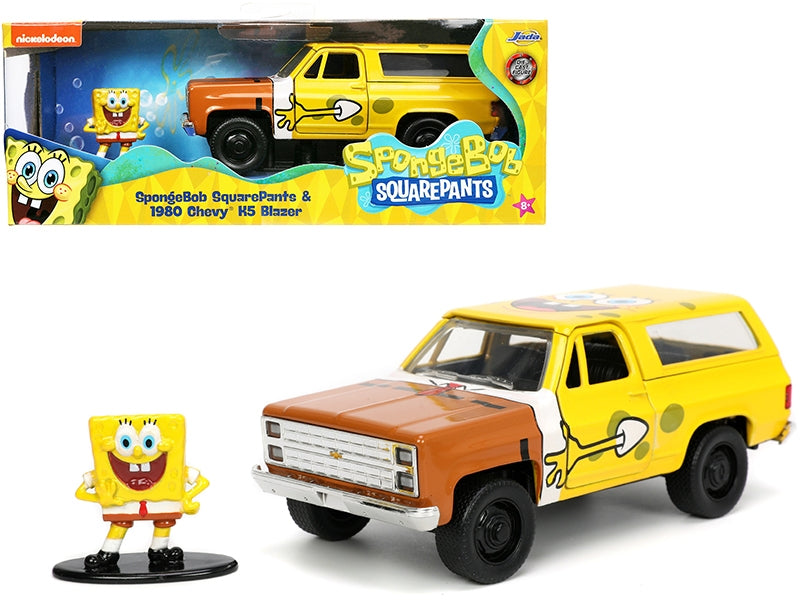 1980 Chevrolet K5 Blazer with SpongeBob SquarePants Diecast - Premium Movie/TV Series Models from Jada - Just $29.91! Shop now at Rapidvehicles