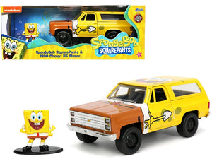 1980 Chevrolet K5 Blazer with SpongeBob SquarePants Diecast Figurine "Hollywood Rides" Series 1/32 Diecast Model Car by Jada - Premium Movie/TV Series Models from Jada - Just $29.91! Shop now at Rapidvehicles