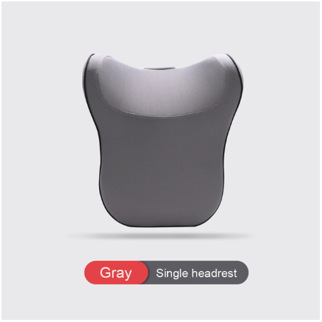 Color: Grey pillow - Car headrest - Premium Stowing Tidying from Rapidvehicles - Just $59.99! Shop now at Rapidvehicles