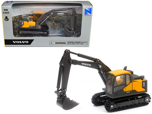 Volvo EC140E Track-Type Excavator Yellow Diecast Model by New Ray - Premium Volvo Models from New Ray - Just $31.99! Shop now at Rapidvehicles