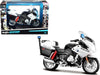 BMW R1200RT "U.S. Police" White "Authority Police Motorcycles" Series with Plastic Display Stand 1/18 Diecast Motorcycle Model by Maisto - Premium Police Models from Maisto - Just $37.13! Shop now at Rapidvehicles