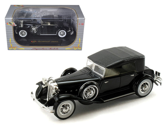 1932 Chrysler Lebaron Black 1/32 Diecast Car Model by Signature - Premium Chrysler Models from Signature Models - Just $57.59! Shop now at Rapidvehicles