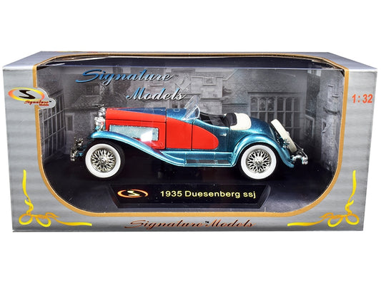 1935 Duesenberg SSJ Convertible Blue and Red 1/32 Diecast Model - Premium Duesenberg Models from Signature Models - Just $63.99! Shop now at Rapidvehicles