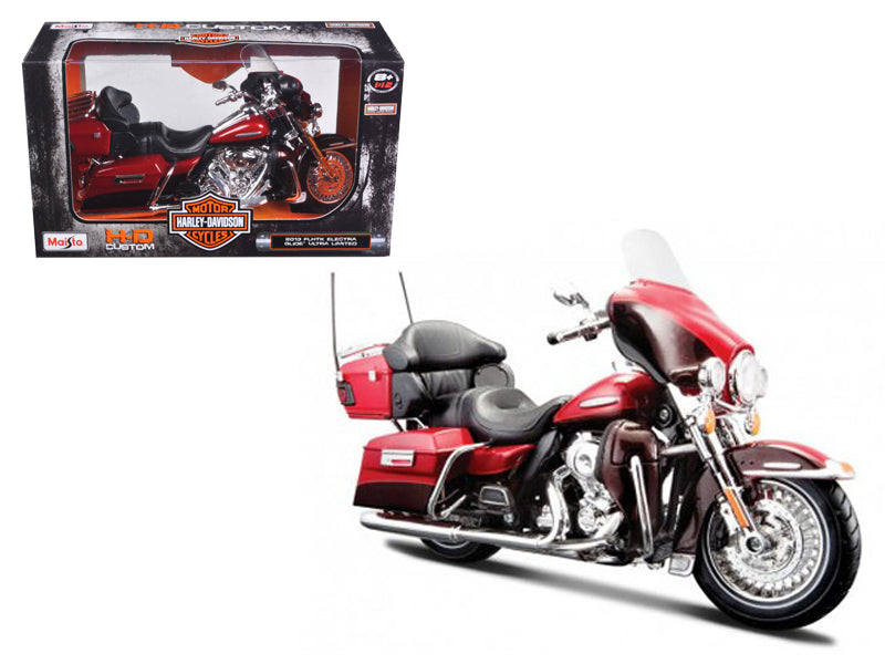 2013 Harley Davidson FLHTK Electra Glide Ultra Limited Red Bike 1/12 Diecast Motorcycle Model by Maisto free shipping USA