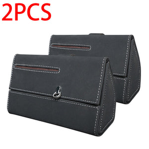 Color: Black, Quantity: 2pcs - Car storage box - Premium Steering Covers from Rapidvehicles - Just $34.21! Shop now at Rapidvehicles