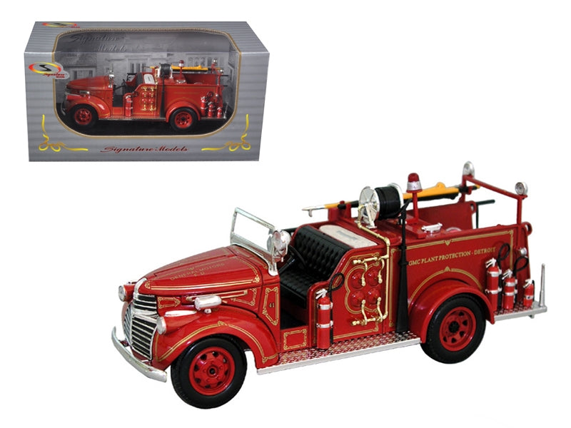 1941 GMC Fire Engine Truck Red 1/32 Diecast Model by Signature - Premium GMC Models from Signature Models - Just $65.99! Shop now at Rapidvehicles