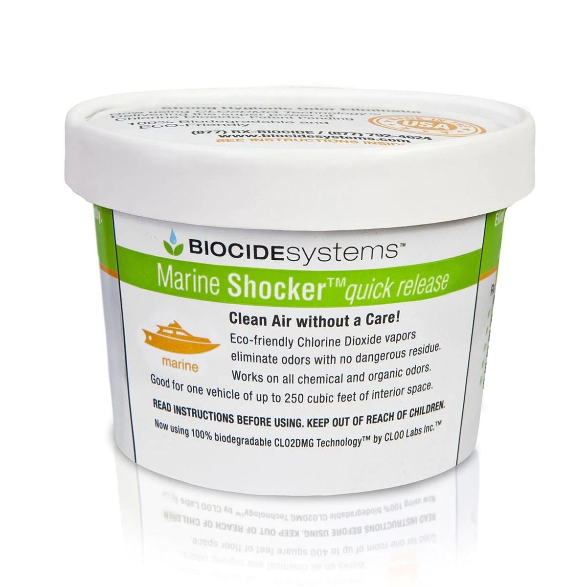 Biocide *MSQR15* Marine Shocker Odor Eliminator Quick Release Vapor - Premium Automotive from BIOCIDE - Just $46.99! Shop now at Rapidvehicles