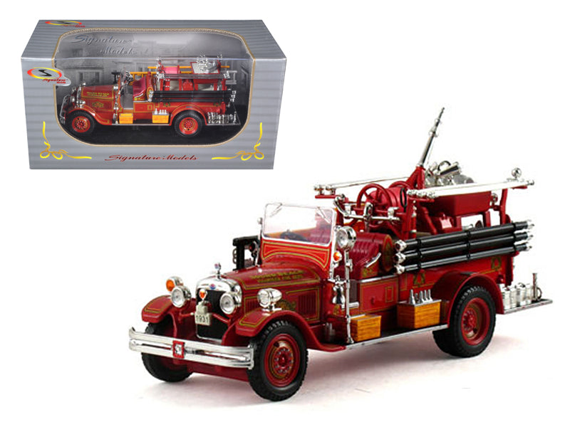 1931 Seagrave Fire Engine Truck Red 1/32 Diecast Model by Signature Models free shipping USA
