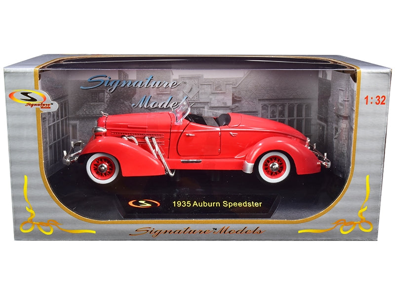 1935 Auburn Speedster Coral Red 1/32 Diecast Model Car by - Premium Auburn Models from Signature Models - Just $57.59! Shop now at Rapidvehicles