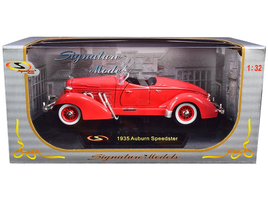 1935 Auburn Speedster Coral Red 1/32 Diecast Model Car by - Premium Auburn Models from Signature Models - Just $57.59! Shop now at Rapidvehicles