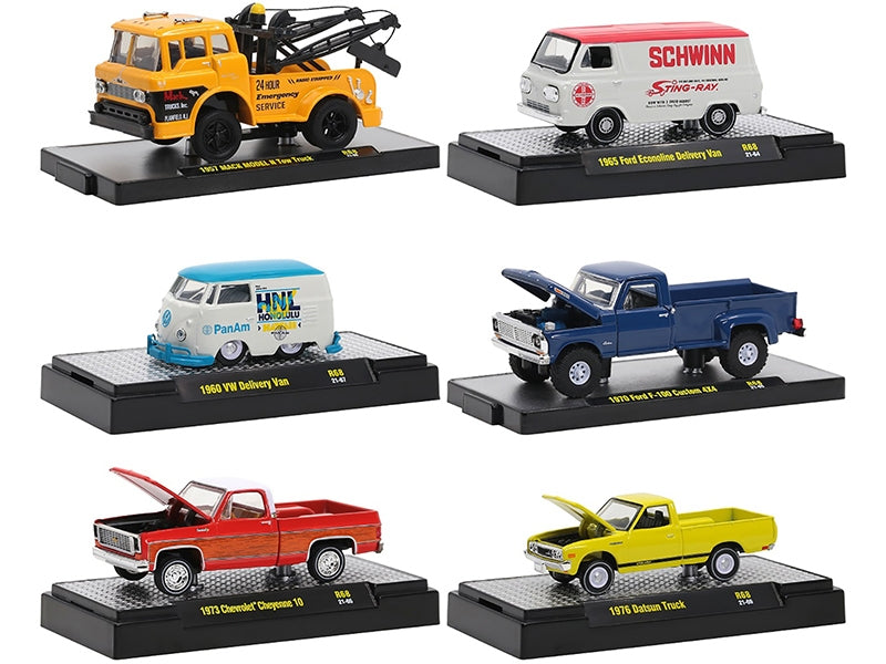 "Auto Trucks" 6 piece Set Release 68 IN DISPLAY CASES Limited - Premium 1/64 Scale Sets from M2 - Just $79.19! Shop now at Rapidvehicles