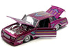 1986 Chevrolet Monte Carlo SS Lowrider Pink Metallic with Graphics "Lowriders" Series 1/24 Diecast Model Car by Maisto - Premium  from Maisto - Just $50.99! Shop now at Rapidvehicles