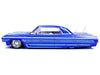 1964 Chevrolet Impala SS Lowrider Candy Blue with Graphics and White Interior "Lowriders" "Maisto Design" Series 1/26 Diecast Model Car by Maisto - Premium Chevrolet Models from Maisto - Just $47.99! Shop now at Rapidvehicles