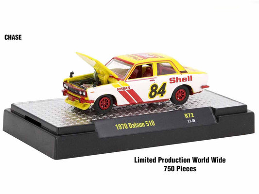 "Auto Meets" Set of 6 Cars IN DISPLAY CASES Release 72 Limited - Premium 1/64 Scale Sets from M2 - Just $72.99! Shop now at Rapidvehicles