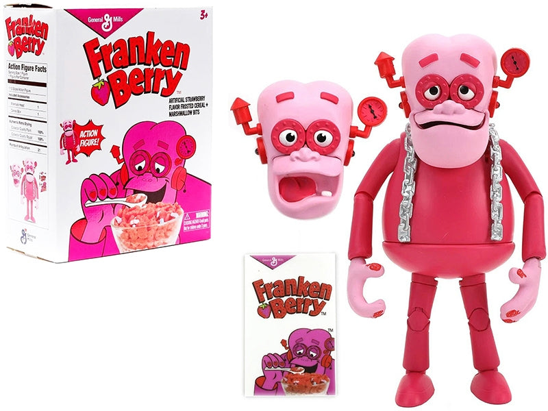 Franken Berry 6.25" Moveable Figurine with Alternate Head and - Premium Figures from Jada - Just $43.40! Shop now at Rapidvehicles