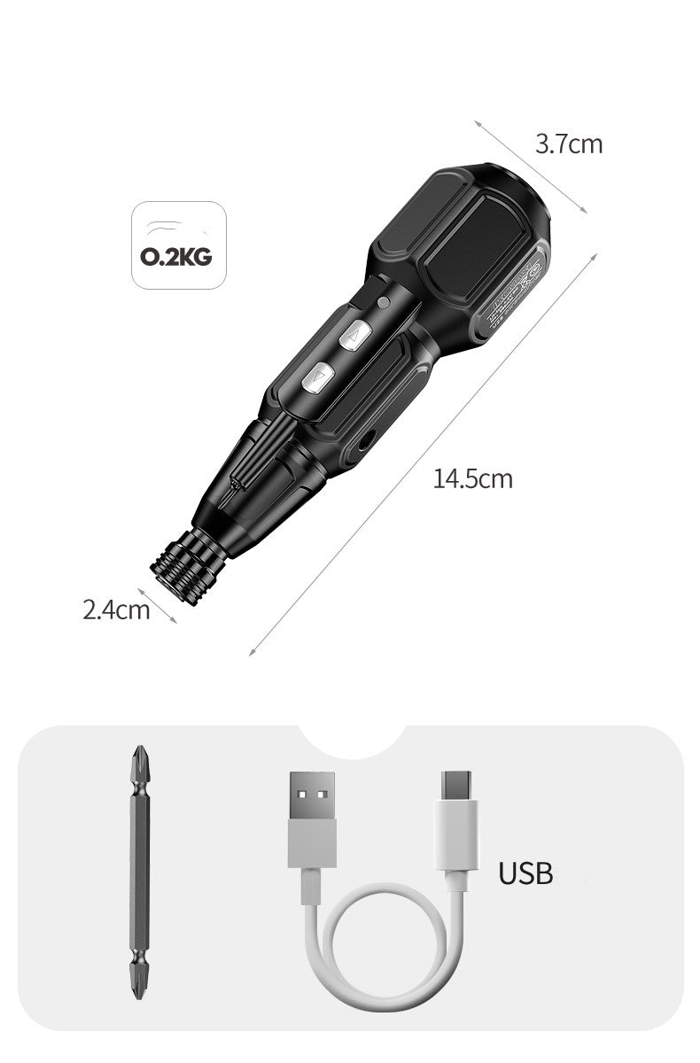 Color: A, Model: USB - Cordless Automatic Screwdriver Hand Drill - Premium Other Maintenance Products from Rapidvehicles - Just $83.99! Shop now at Rapidvehicles