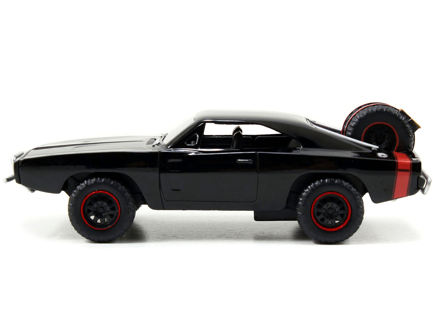 Dom's Dodge Charger R/T Black with Red Tail Stripe and 1968 Dodge - Premium Fast & Furious Models from Jada - Just $55.79! Shop now at Rapidvehicles