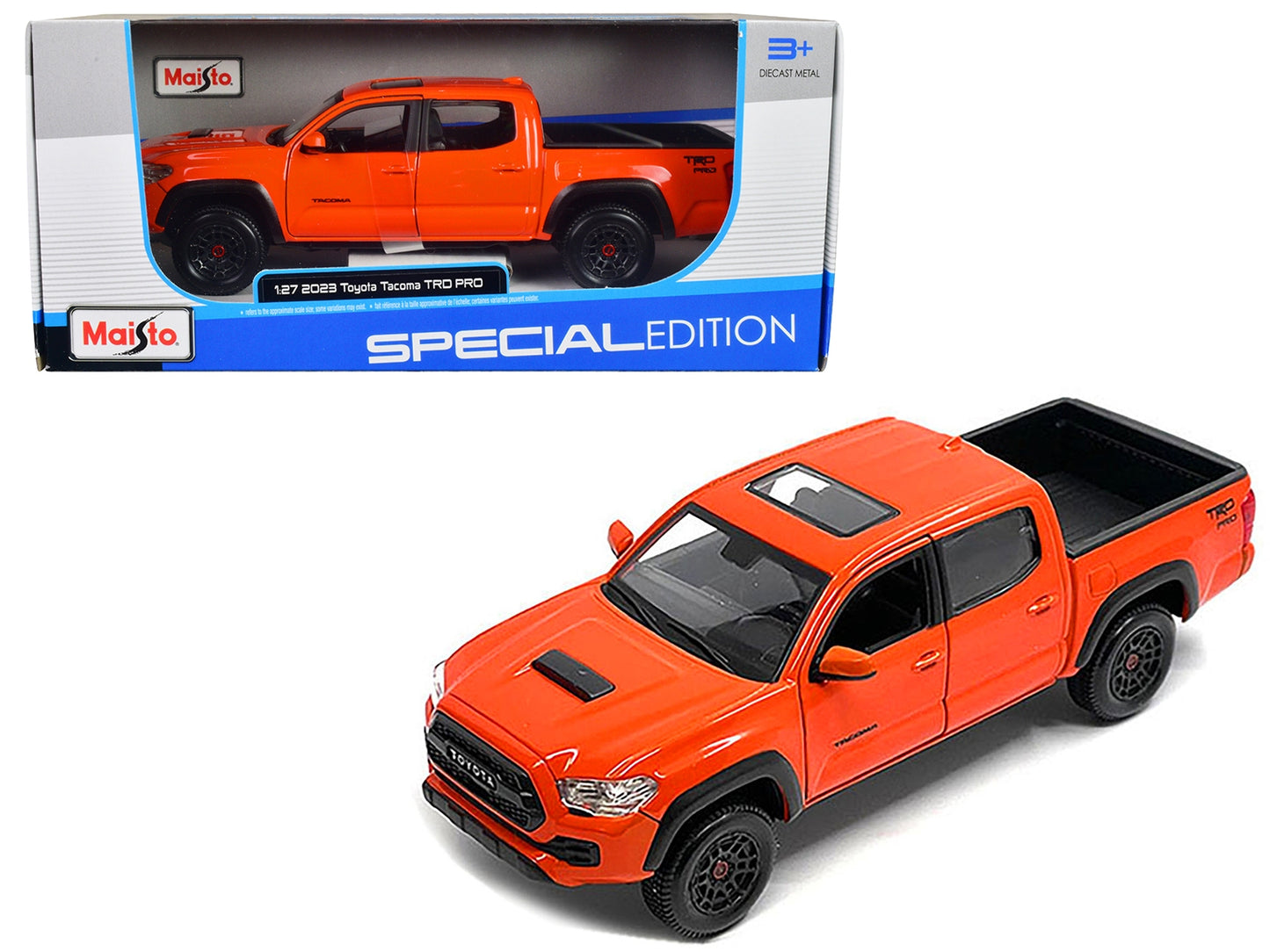 2023 Toyota Tacoma TRD PRO Pickup Truck Solar Octane Orange with Sunroof "Special Edition" Series 1/27 Diecast Model Car by Maisto - Premium Toyota Models from Maisto - Just $53.95! Shop now at Rapidvehicles